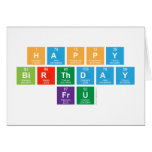 Happy 
 Birthday
 FrU  Greeting/note cards