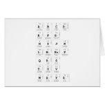 abc|d
 efg
 hijk
 lm|nop
 qrs
 tuv
 wxyz  Greeting/note cards