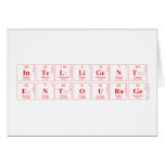 intelligent
 entourage   Greeting/note cards