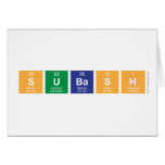 SUBASH  Greeting/note cards