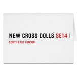 NEW CROSS DOLLS  Greeting/note cards