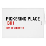 PICKERING PLACE   Greeting/note cards