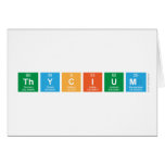 Thycium  Greeting/note cards