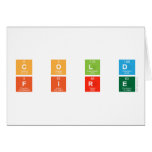 C O L D
 F I R E  Greeting/note cards