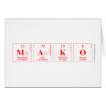 Mako  Greeting/note cards