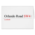 Orlando Road  Greeting/note cards