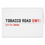 Tobacco road  Greeting/note cards