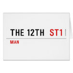 The 12th   Greeting/note cards