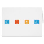 M I N A  Greeting/note cards