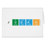 Judah  Greeting/note cards