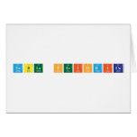 Tabla periodica  Greeting/note cards