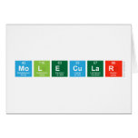 Molecular  Greeting/note cards