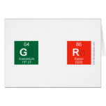 G R  Greeting/note cards