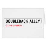 DOUBLEBACK ALLEY  Greeting/note cards