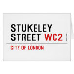stukeley street  Greeting/note cards