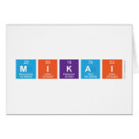 Mikai  Greeting/note cards