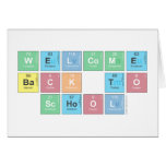 Welcome  back to School   Greeting/note cards