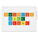 Periodic
 Table
 Writer  Greeting/note cards