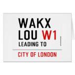 WAKX LOU  Greeting/note cards