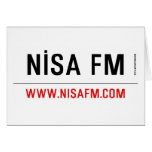NİSA FM  Greeting/note cards