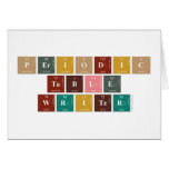 Periodic
 Table
 Writer  Greeting/note cards