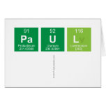 PAUL
   Greeting/note cards