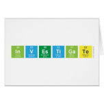 Investigate  Greeting/note cards