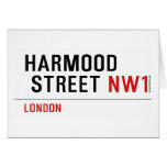 Harmood  street  Greeting/note cards