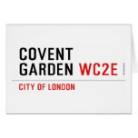 covent garden  Greeting/note cards