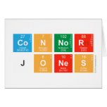 connor
 Jones  Greeting/note cards