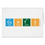 CUNTS  Greeting/note cards