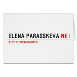 ELENA PARASSKEVA  Greeting/note cards