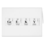 Geeky  Greeting/note cards