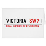 VICTORIA   Greeting/note cards