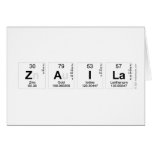 ZAILA  Greeting/note cards