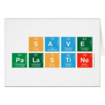 SAVE 
 PALASTINE  Greeting/note cards