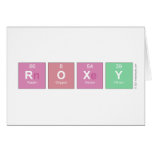 Roxy  Greeting/note cards