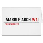 Marble Arch  Greeting/note cards
