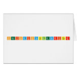 PeriodicTableWriter  Greeting/note cards
