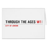 Through the ages  Greeting/note cards