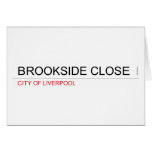 brookside close  Greeting/note cards