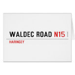 WALDEC ROAD  Greeting/note cards