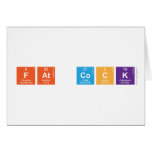 Fat Cock  Greeting/note cards