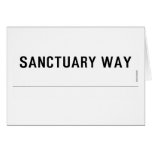 SANCTUARY WAY   Greeting/note cards