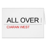 ALL Over  Greeting/note cards