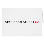 SHOREHAM STREET  Greeting/note cards