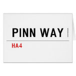 Pinn Way  Greeting/note cards