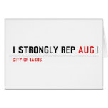 I strongly rep  Greeting/note cards