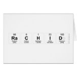 Rachid  Greeting/note cards