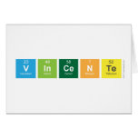 Vincente  Greeting/note cards